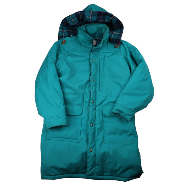 Vintage L.L.Bean Long Wool Lined Heavy Coat - Picture 1 of 6